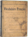 Vocabulaire Français 1912